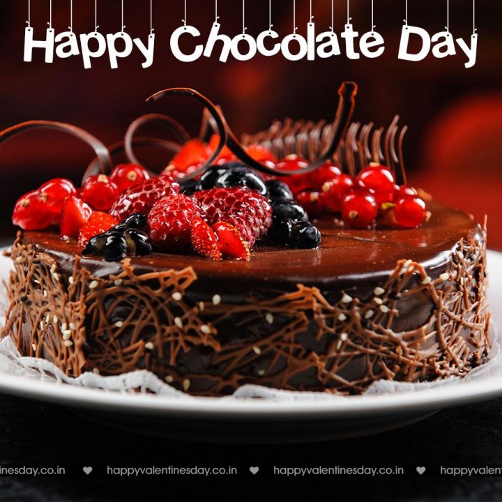 Chocolate Day – happy valentines day sign
