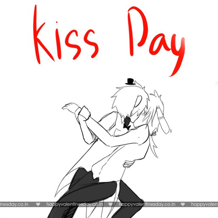 Kiss Day – happy valentines day animation