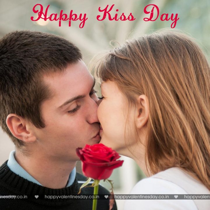 Kiss Day – happy valentine card
