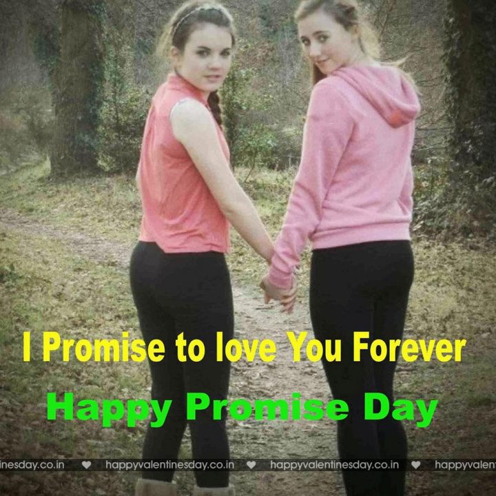 Promise Day – happy valentines day sign