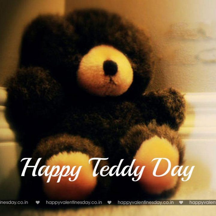 Teddy Day – happy valentine card