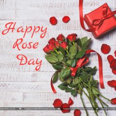 Rose Day – thank you cards free