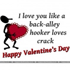 Happy valentines day baby